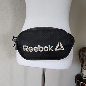 Reebok Fanny Pack Lightweight  Crossbody Waist Belt with Holographic Logo
